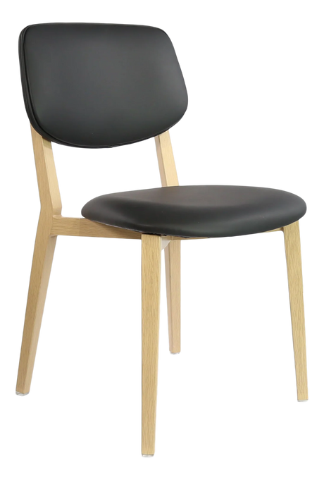 FL Atlanta Vinyl Upholstered Hospitality Stackable Dining Chair - Large