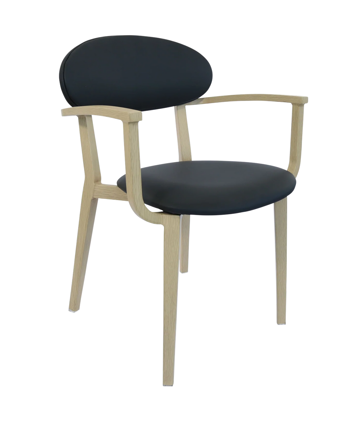 FL Atlanta Vinyl Upholstered Hospitality Stackable Dining Armchair