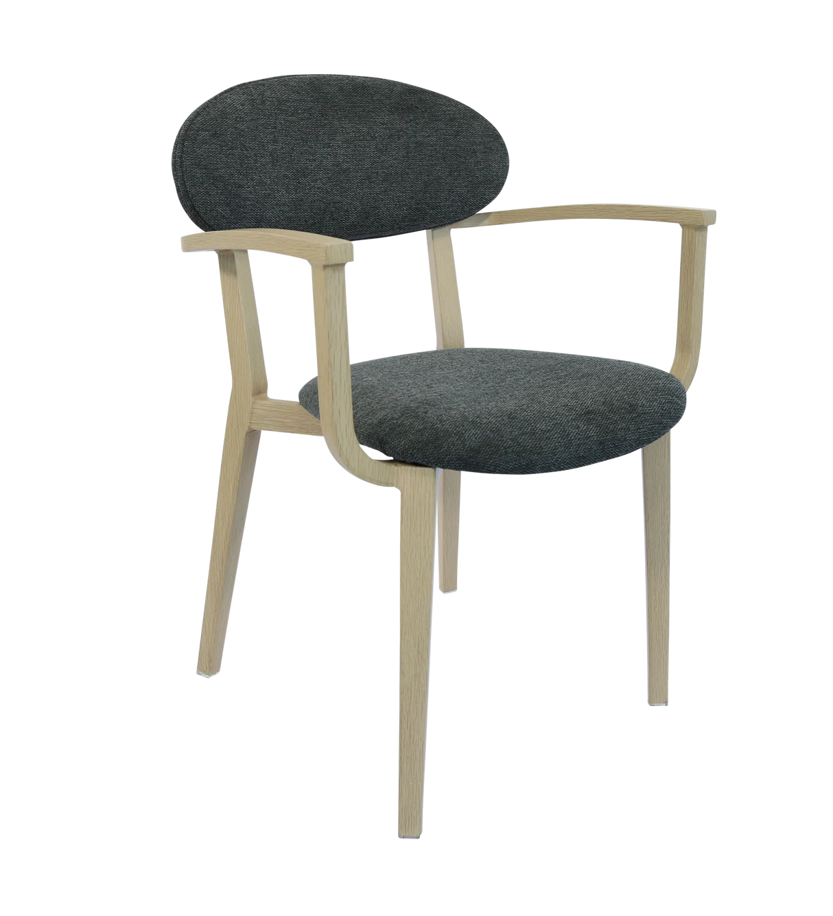 FL Atlanta Fabric Upholstered Hospitality Stackable Dining Armchair