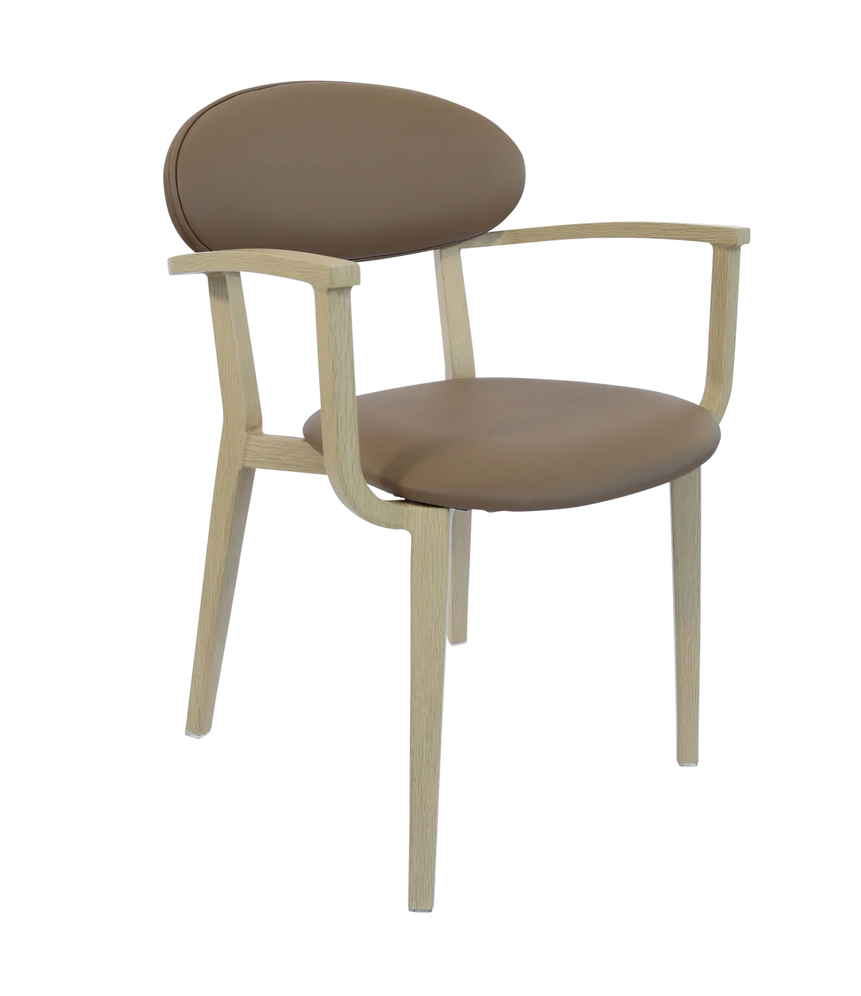 FL Atlanta Vinyl Upholstered Hospitality Stackable Dining Armchair