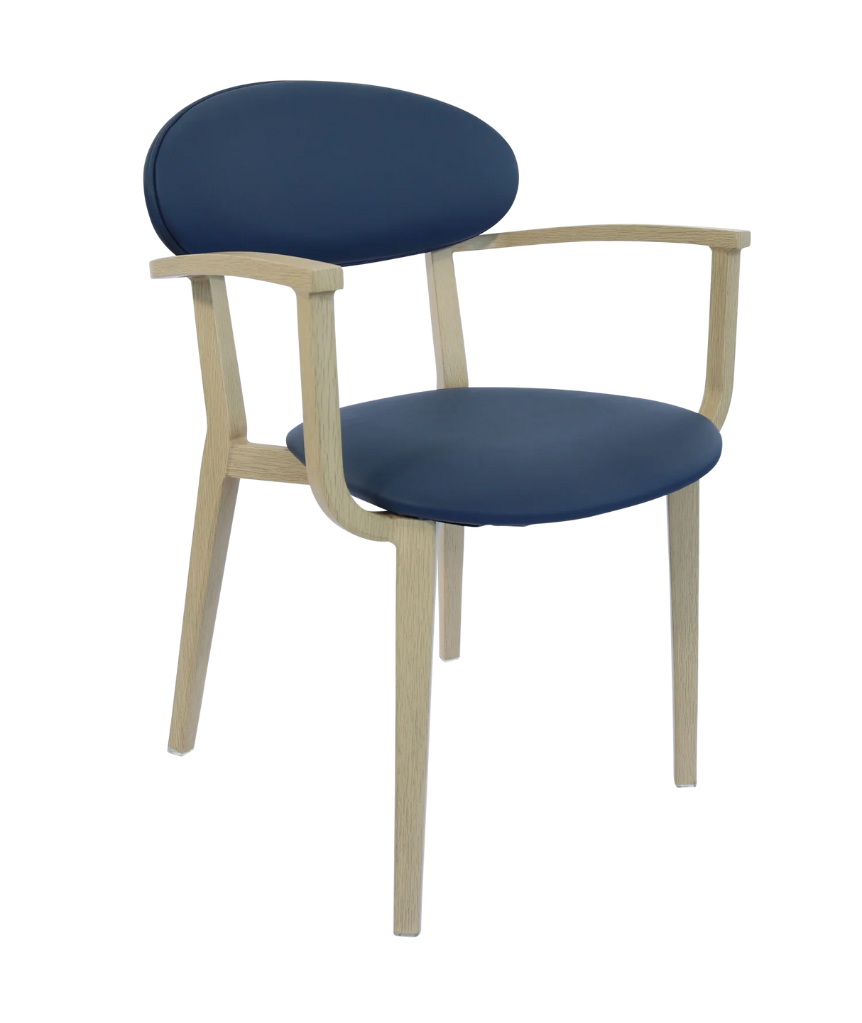 FL Atlanta Vinyl Upholstered Hospitality Stackable Dining Armchair