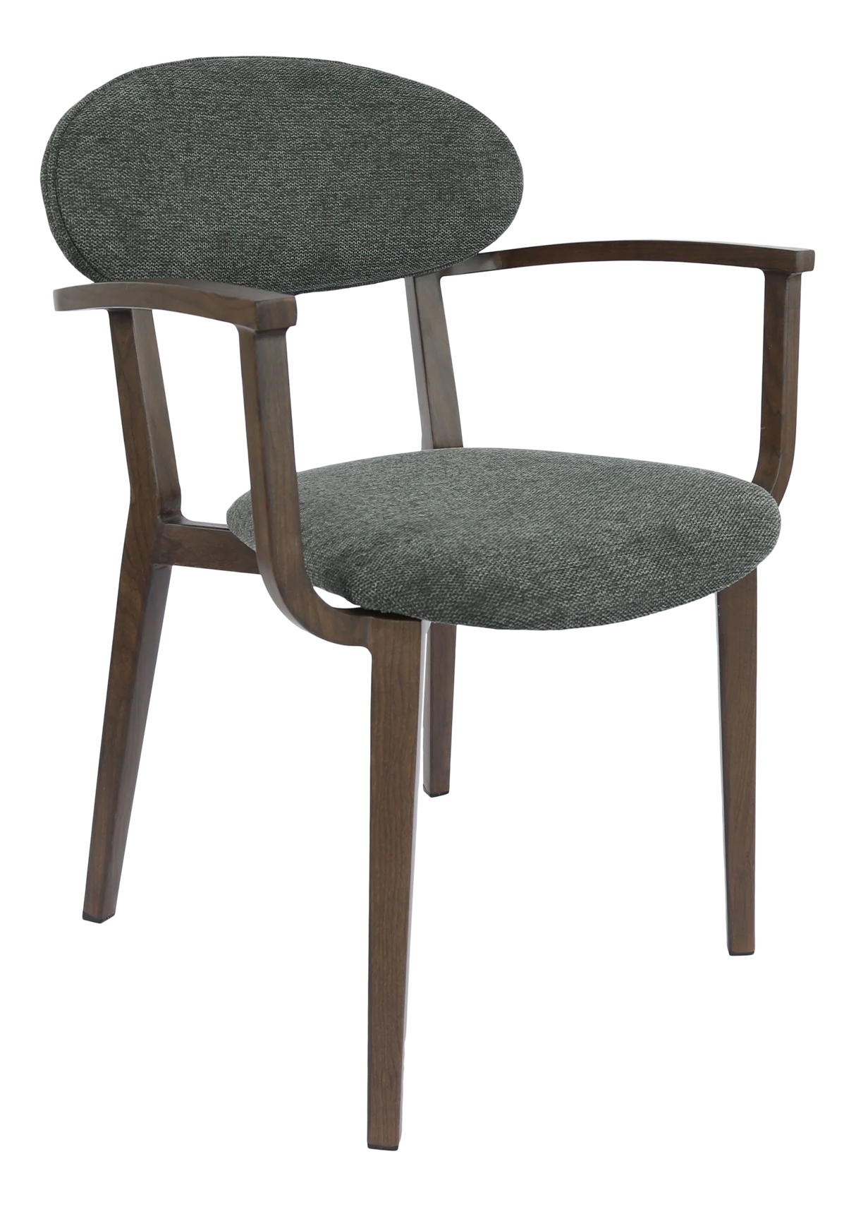 FL Atlanta Fabric Upholstered Hospitality Stackable Dining Armchair