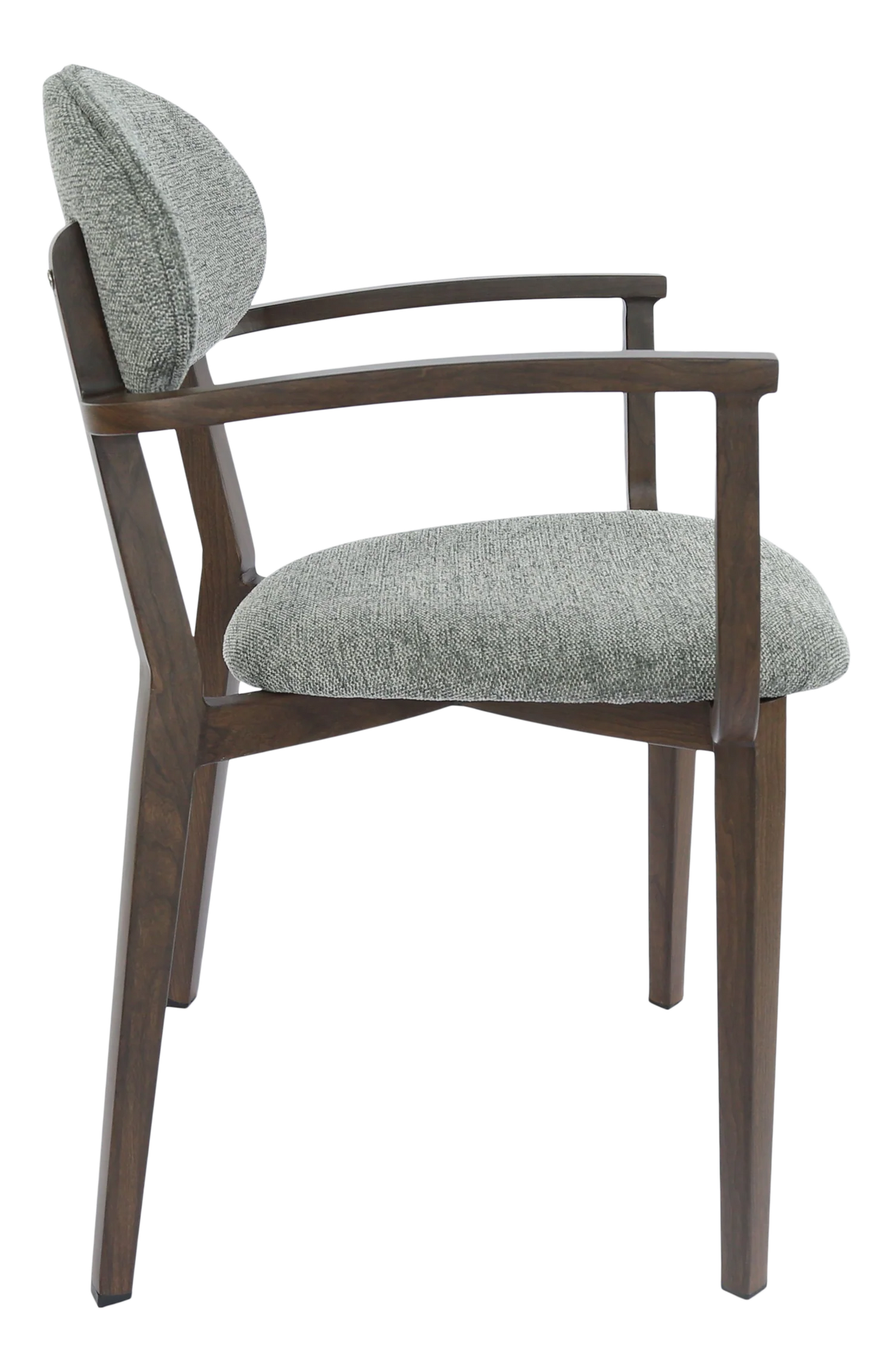 FL Atlanta Fabric Upholstered Hospitality Stackable Dining Armchair