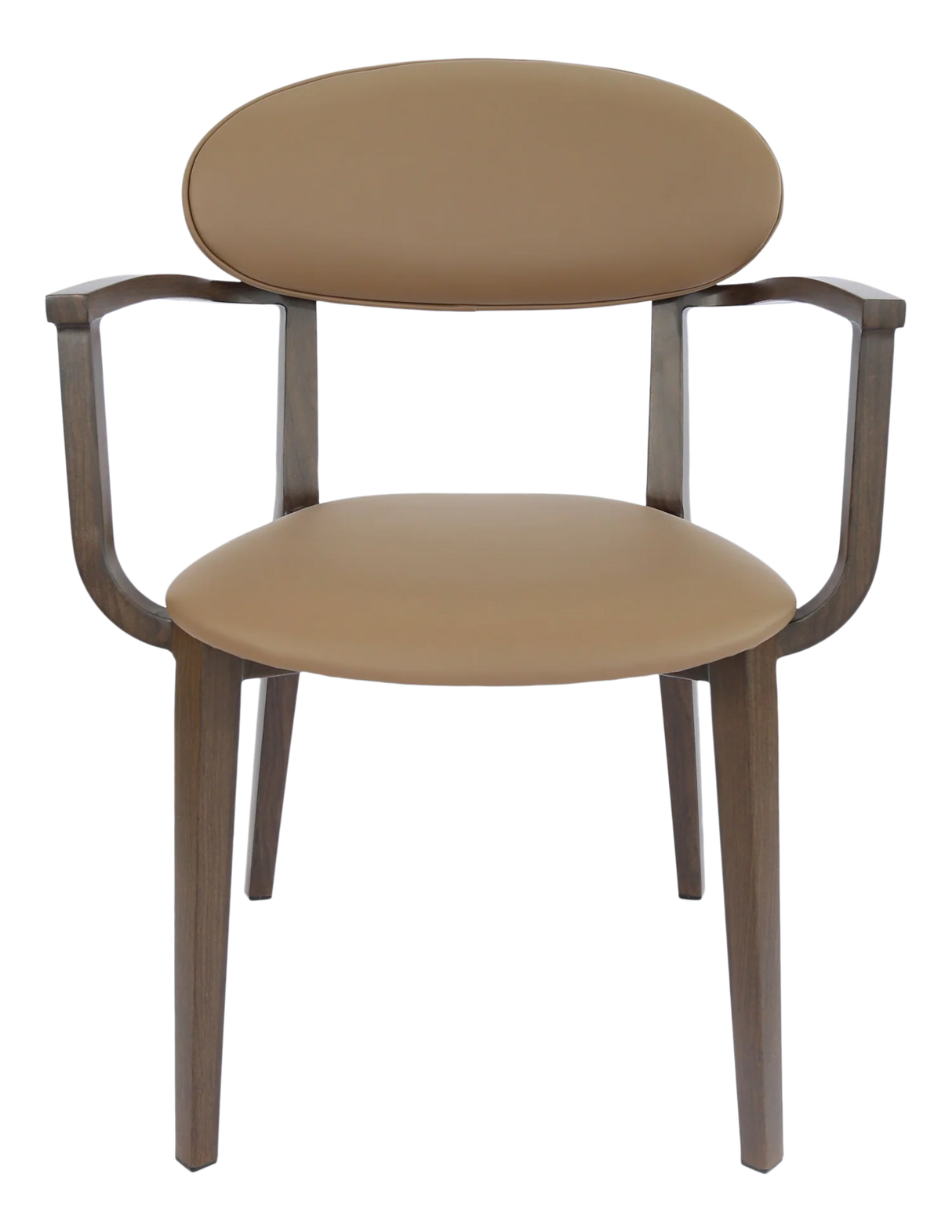 FL Atlanta Vinyl Upholstered Hospitality Stackable Dining Armchair