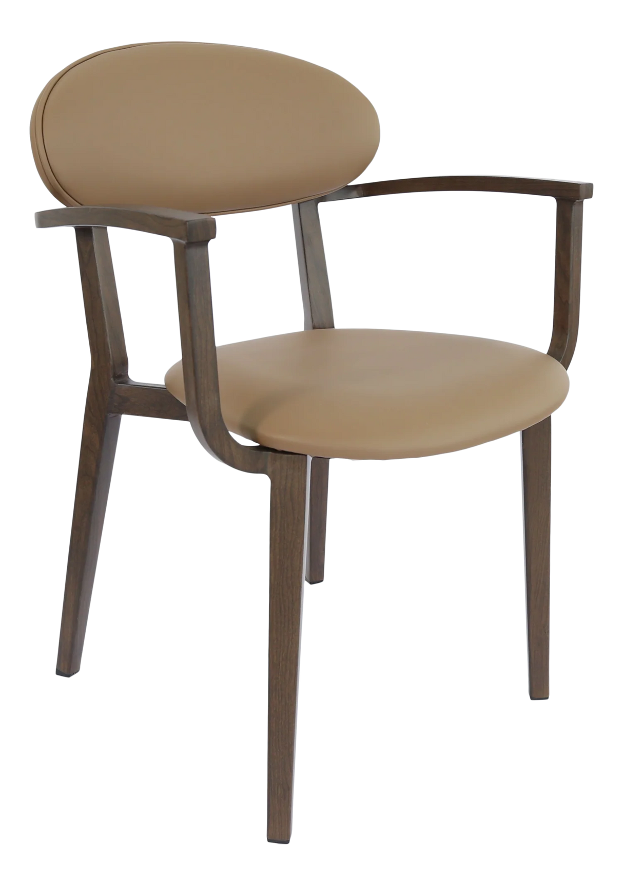 FL Atlanta Vinyl Upholstered Hospitality Stackable Dining Armchair