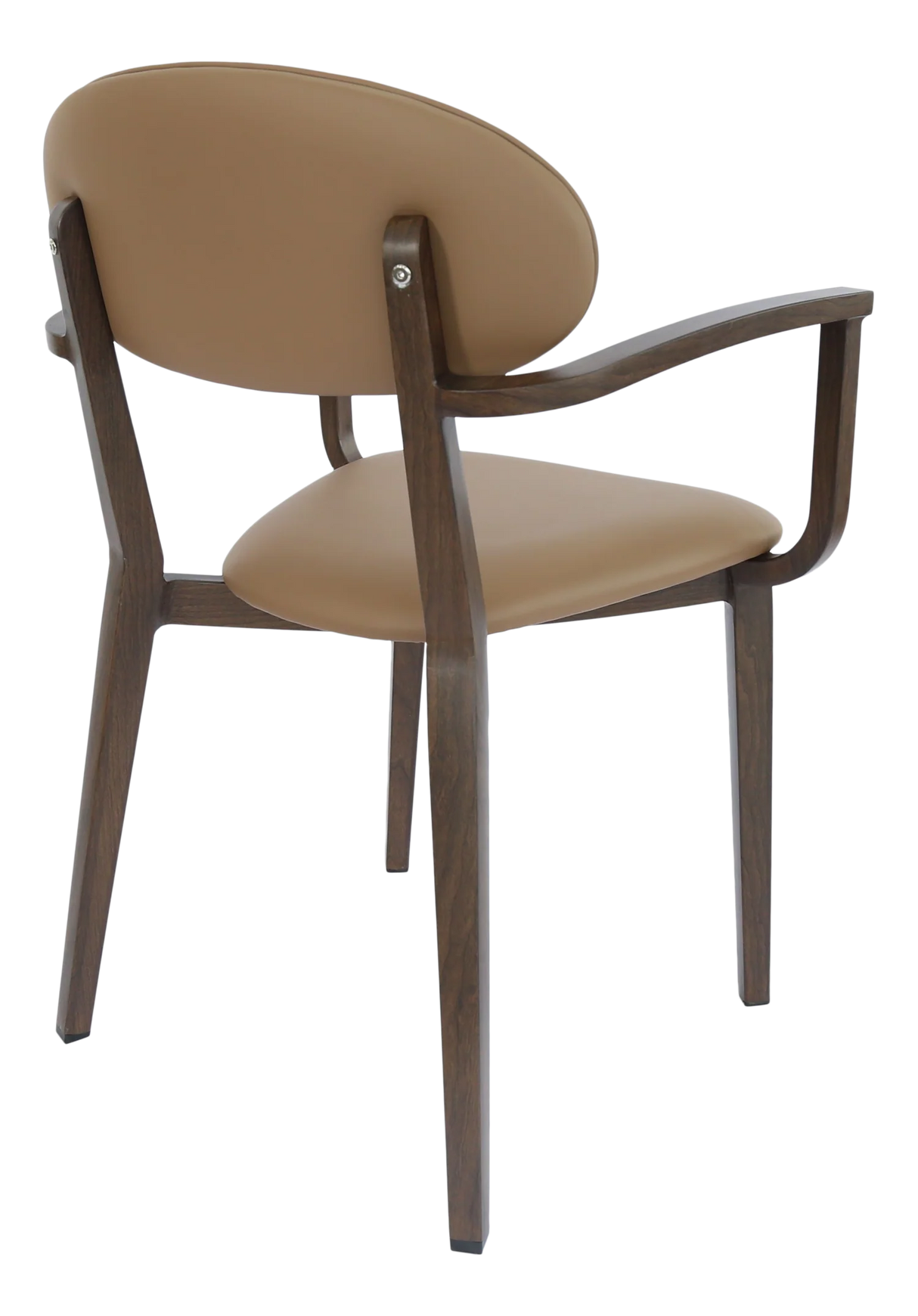 FL Atlanta Vinyl Upholstered Hospitality Stackable Dining Armchair