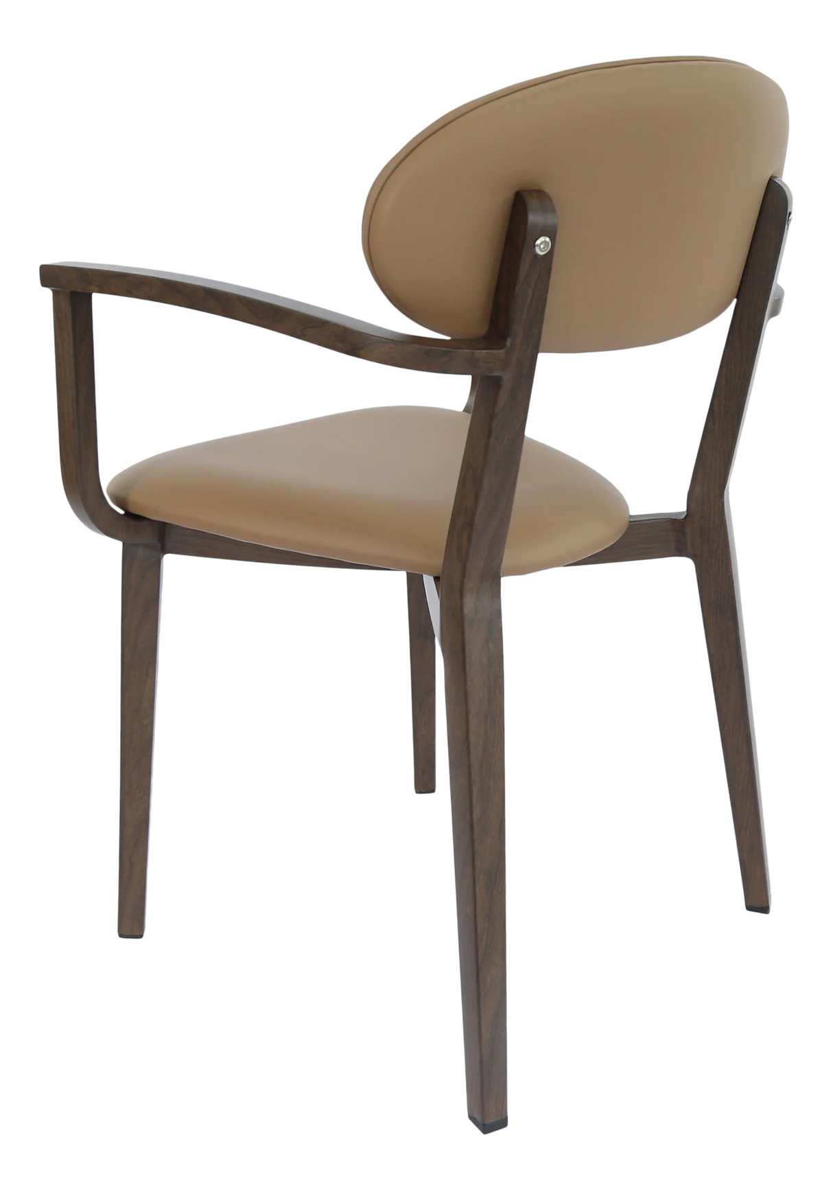 FL Atlanta Vinyl Upholstered Hospitality Stackable Dining Armchair