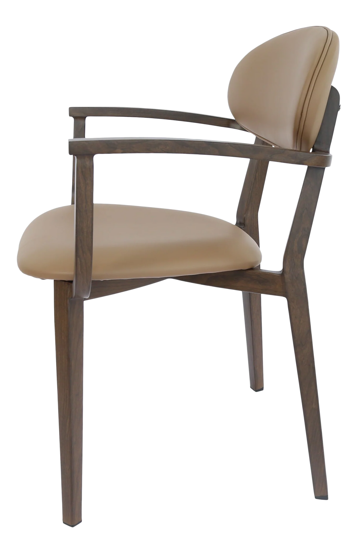 FL Atlanta Vinyl Upholstered Hospitality Stackable Dining Armchair