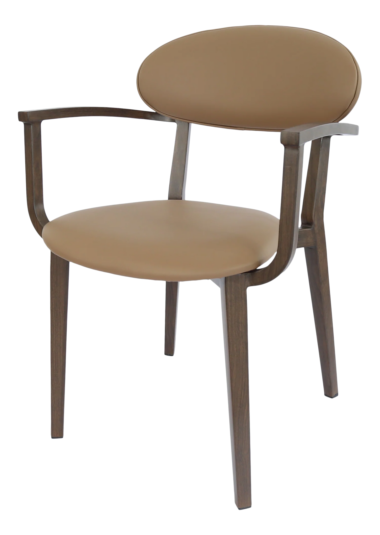 FL Atlanta Vinyl Upholstered Hospitality Stackable Dining Armchair