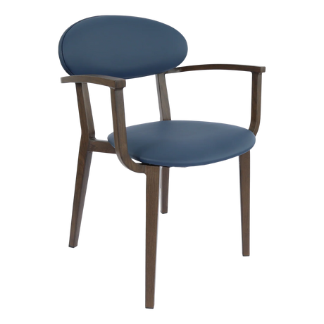 FL Atlanta Vinyl Upholstered Hospitality Stackable Dining Armchair