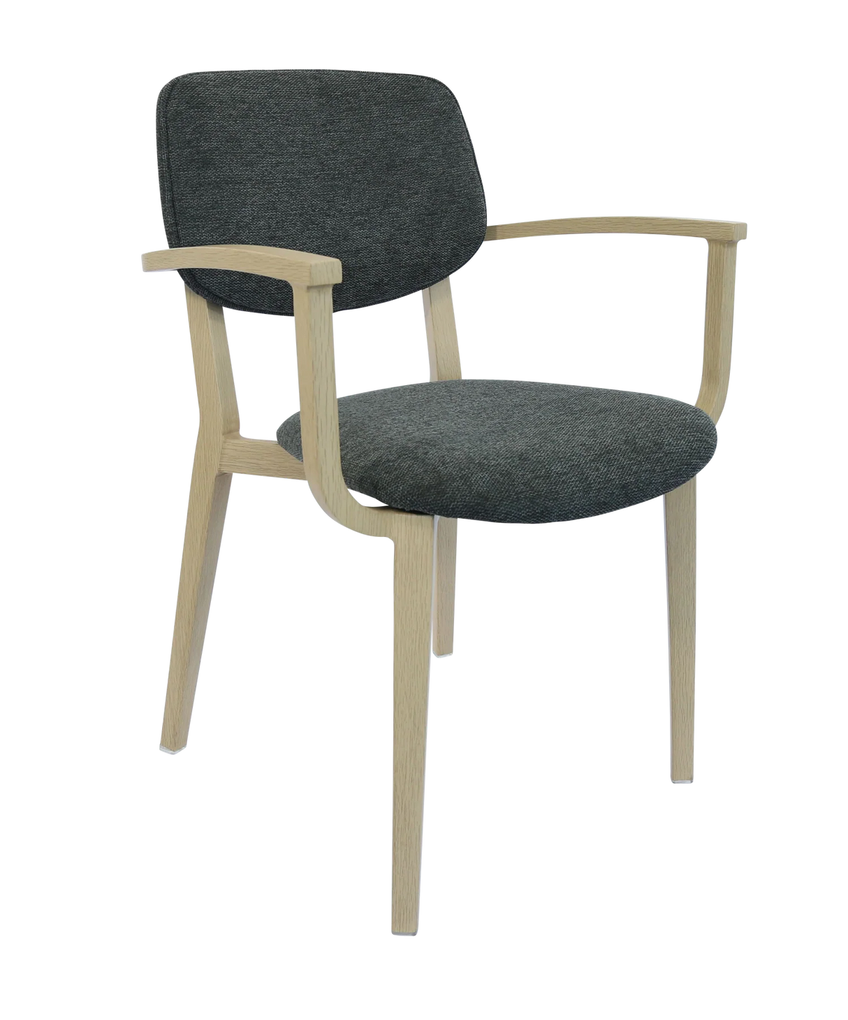 FL Atlanta Fabric Upholstered Hospitality Stackable Dining Armchair - Large