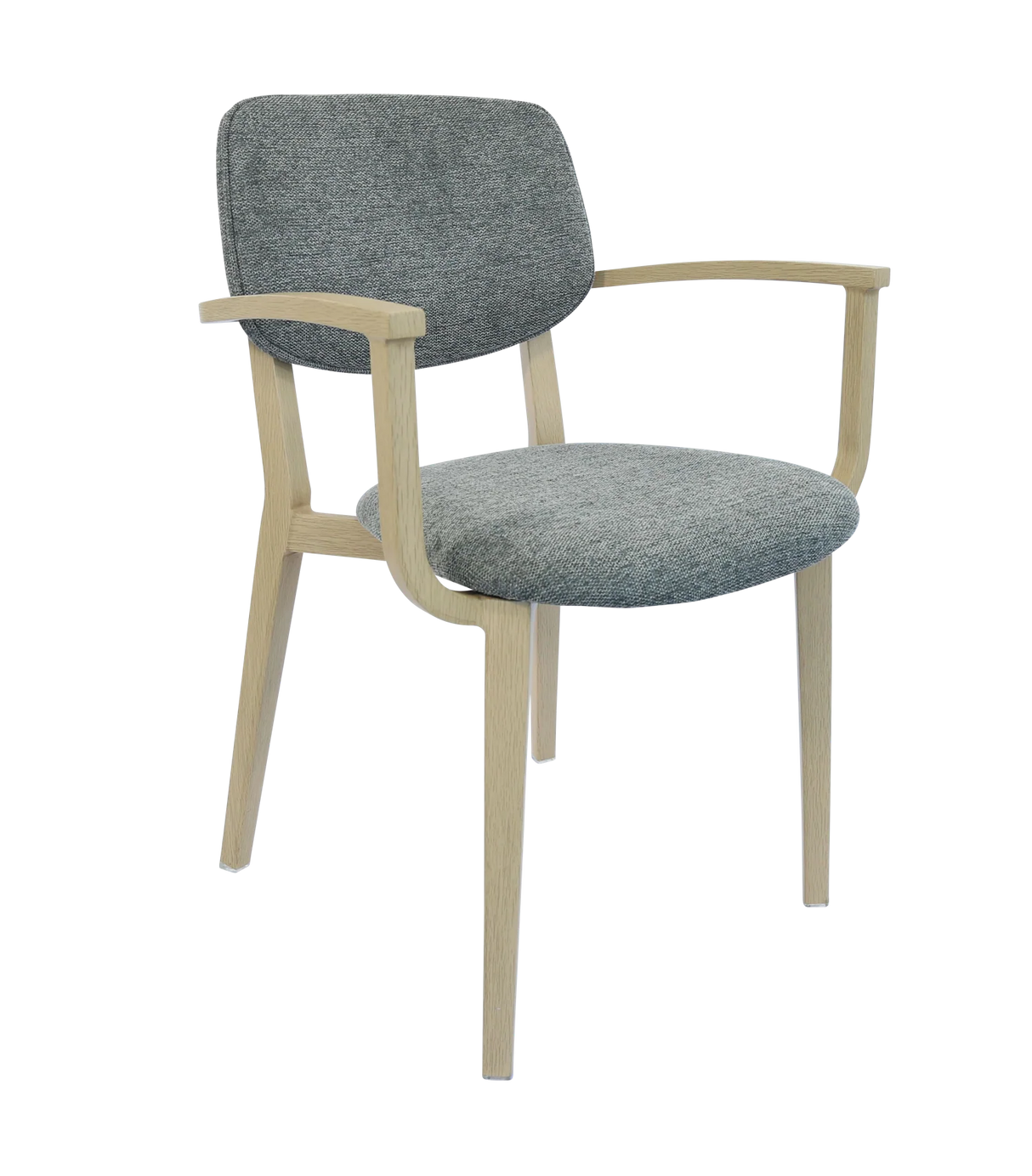 FL Atlanta Fabric Upholstered Hospitality Stackable Dining Armchair - Large