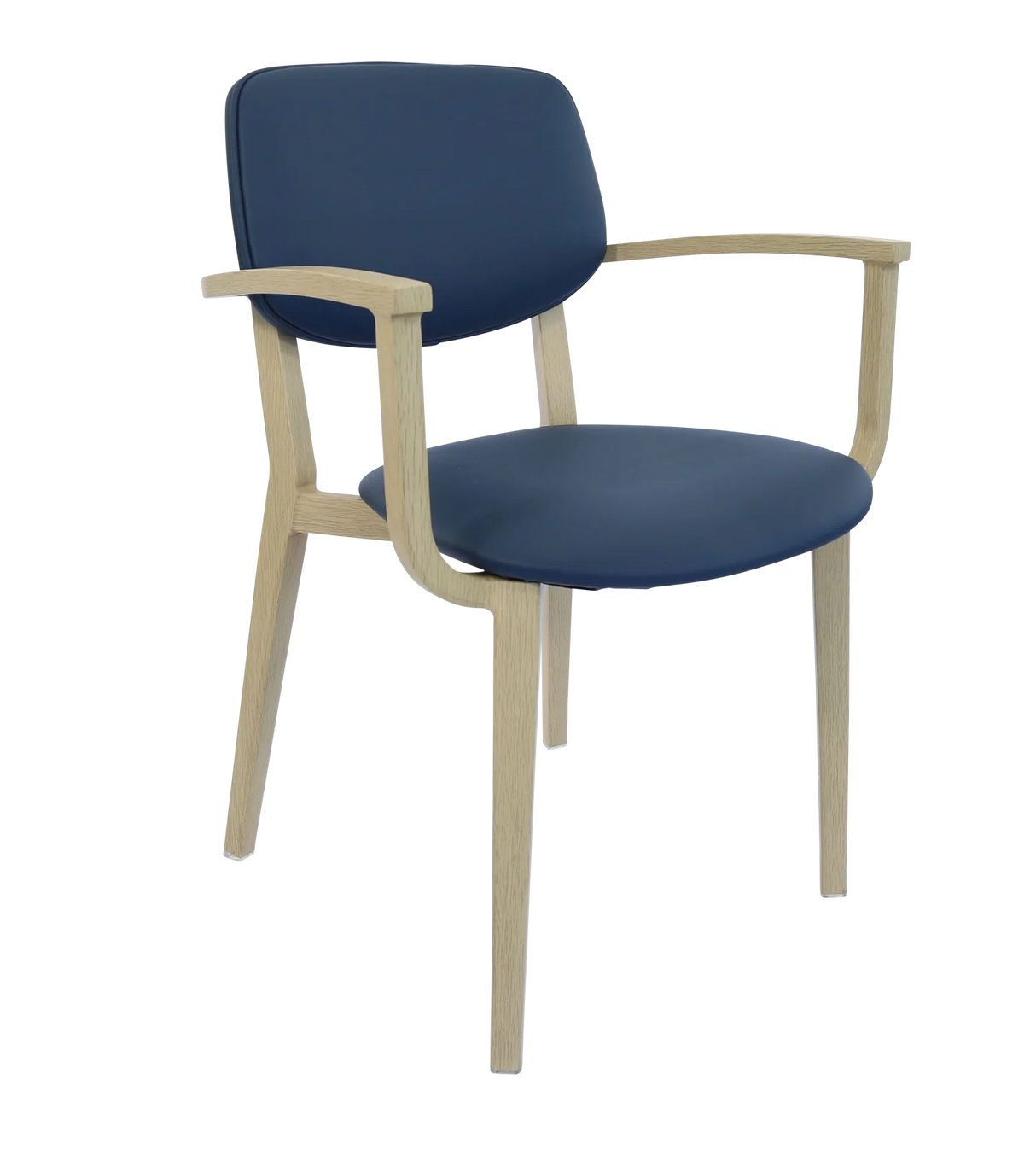 FL Atlanta Vinyl Upholstered Hospitality Stackable Dining Armchair - Large