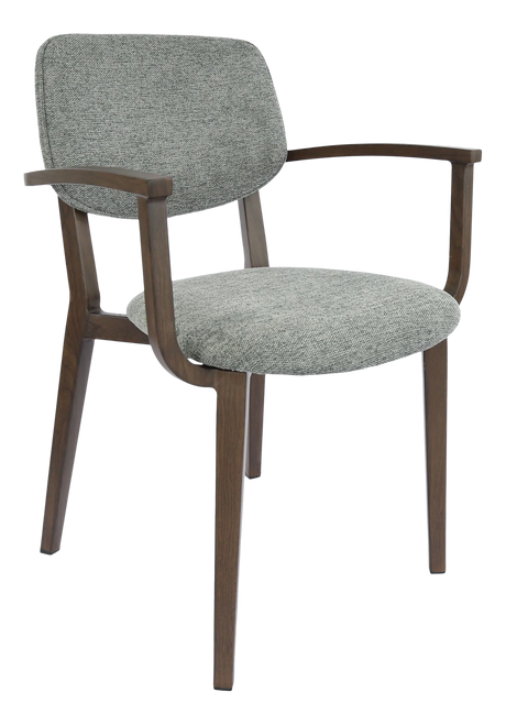 FL Atlanta Fabric Upholstered Hospitality Stackable Dining Armchair - Large