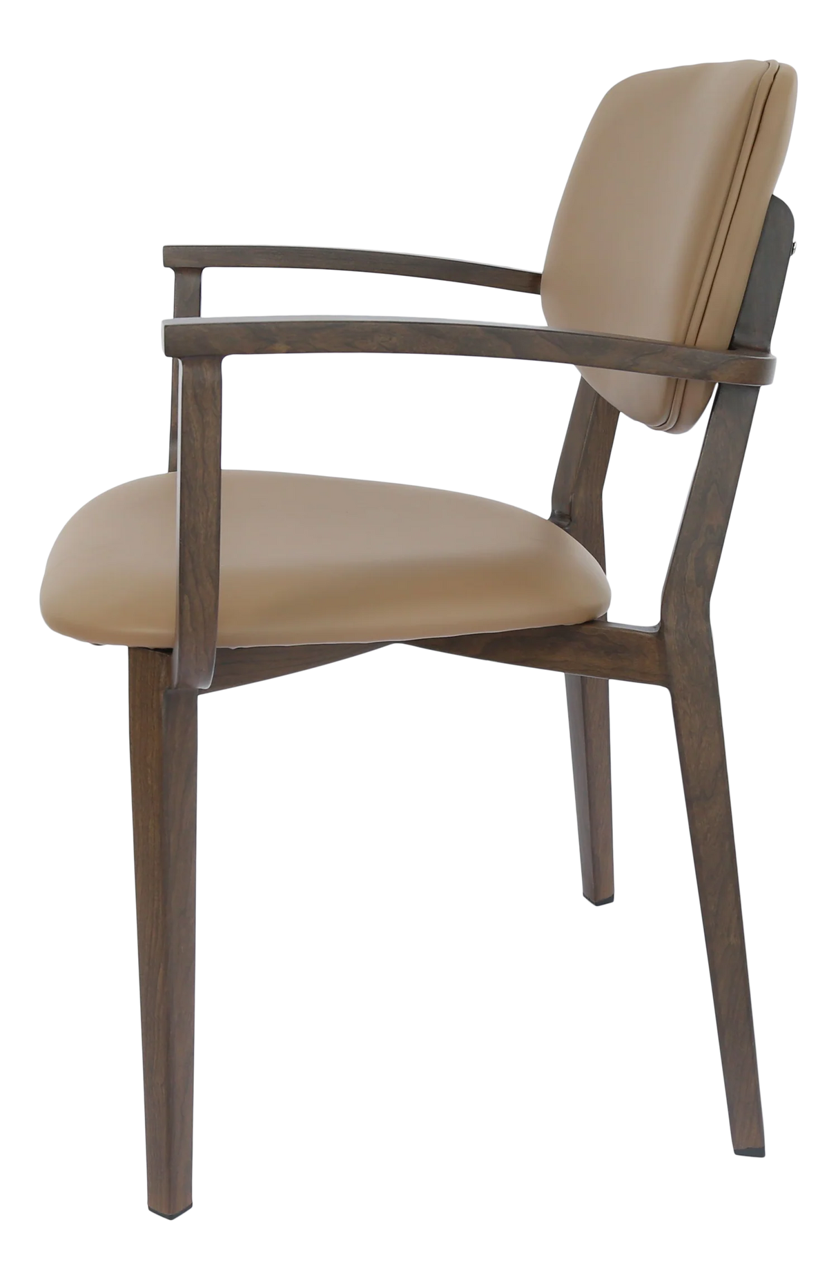 FL Atlanta Vinyl Upholstered Hospitality Stackable Dining Armchair - Large