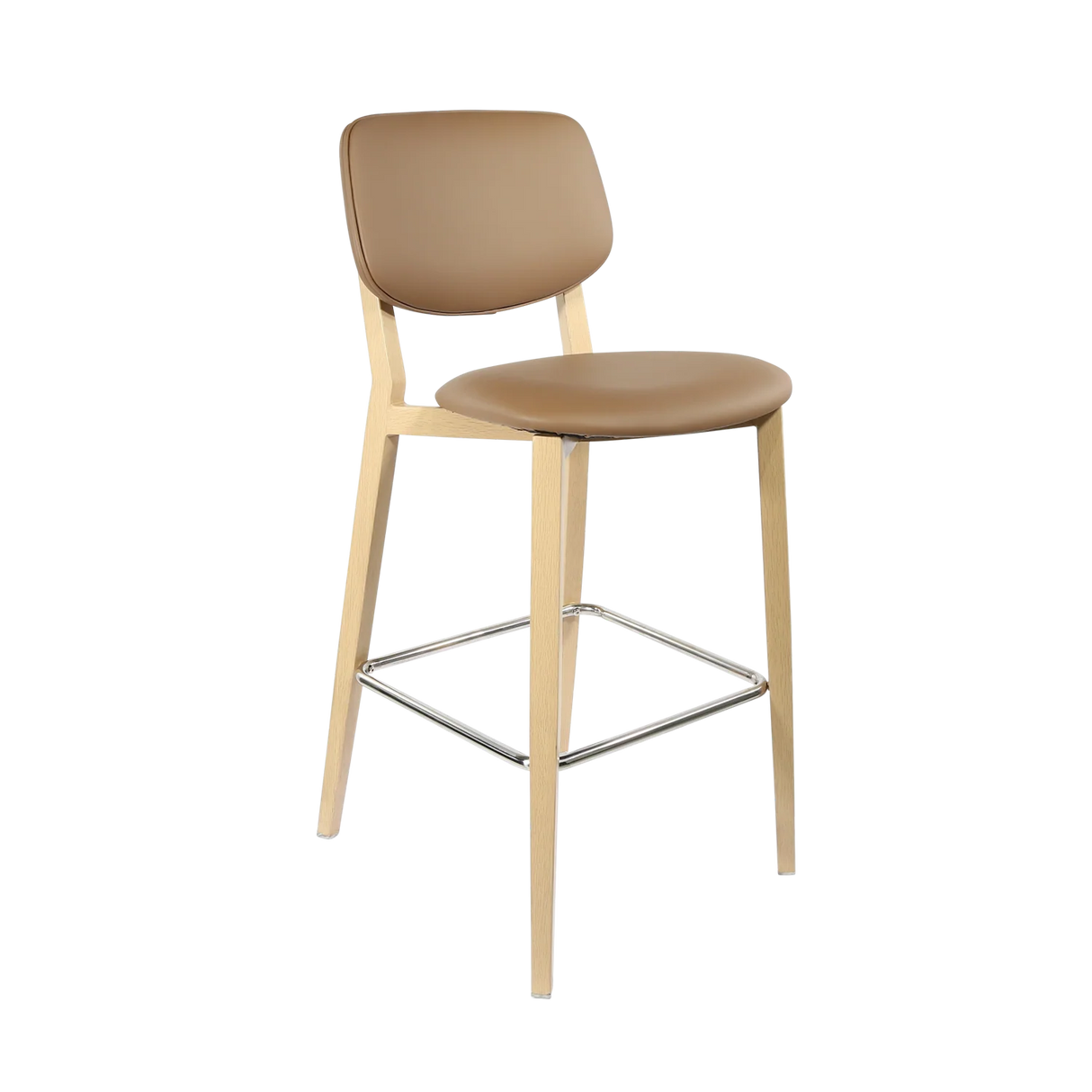 FL Atlanta Upholstered Aluminium Frame Hospitality Barstool - Large