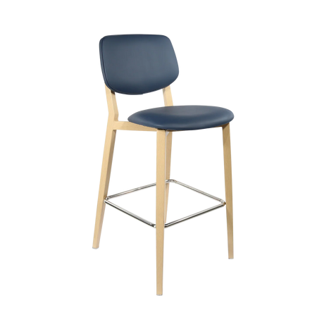 FL Atlanta Upholstered Aluminium Frame Hospitality Barstool - Large