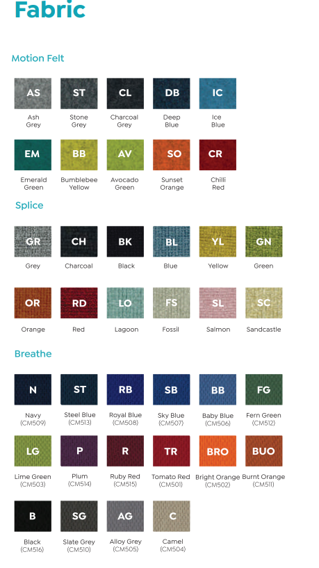 OL Studio50 Deskmount Screens Panel – Breath Fabric with White Frame – 1200mm Height