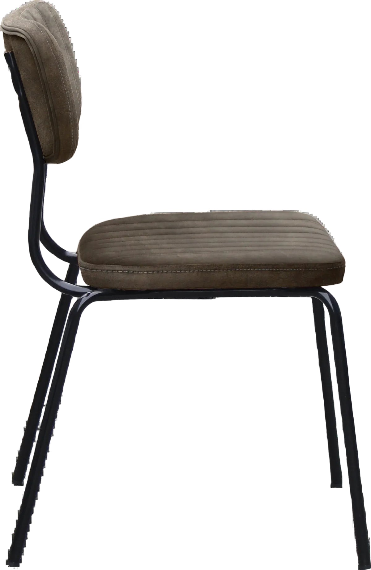 FL Tiramisu Premium Vinyl Upholstered Black Frame Function Chair