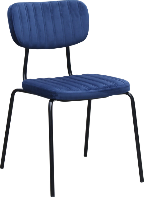 FL Tiramisu Velvet Upholstered Black Leg Hospitality Function Chair