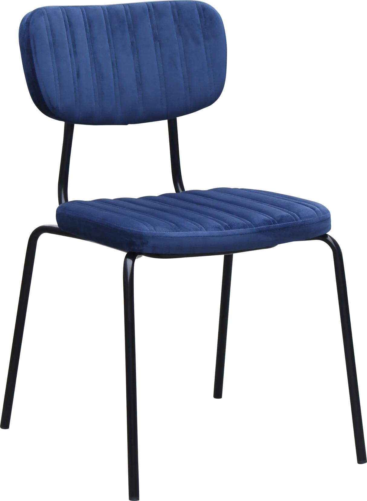 FL Tiramisu Velvet Upholstered Black Leg Hospitality Function Chair