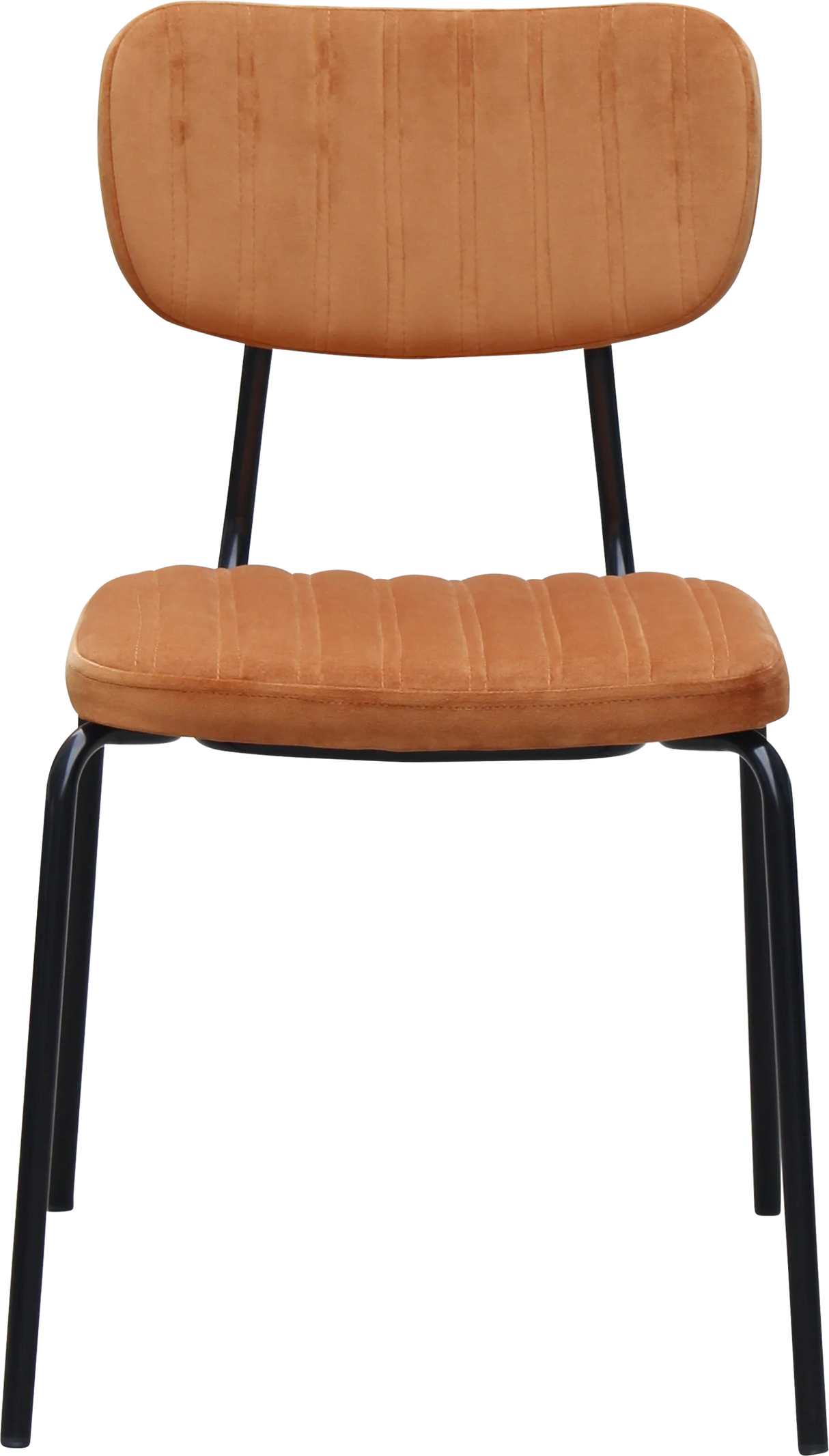 FL Tiramisu Velvet Upholstered Black Leg Hospitality Function Chair