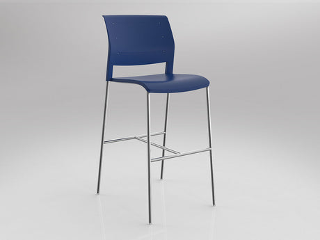 OL Game Chrome Leg Barstool
