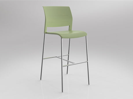 OL Game Chrome Leg Barstool
