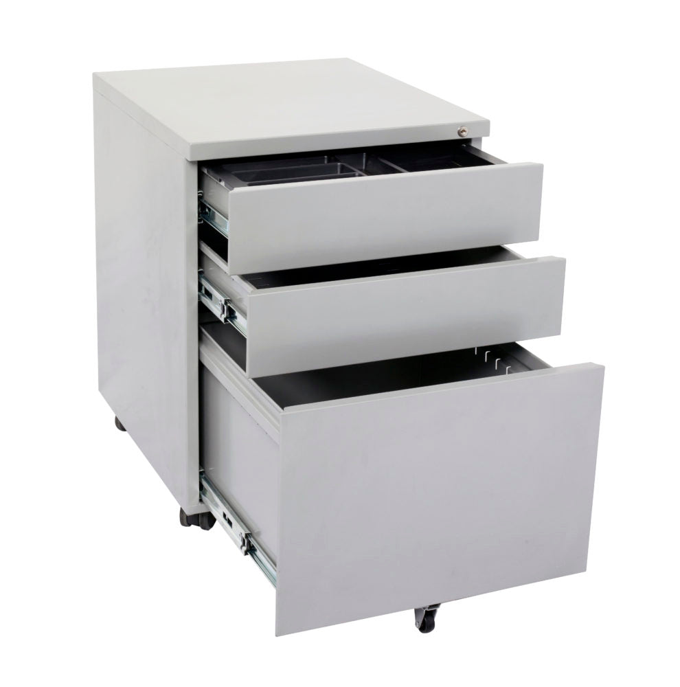 RL Go Steel 3 Drawer Mobile Pedestal