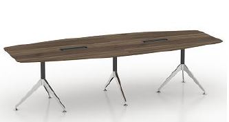 GP Potenza 3 Legs Boardroom Table with Cable Tray