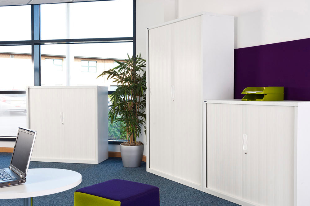 RL GO Tambour 1200W Wide Sliding Door Cupboard