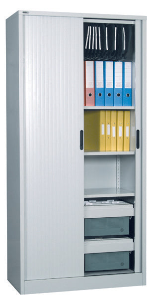 RL GO Tambour Sliding Door Cupboard with 5 Shelves