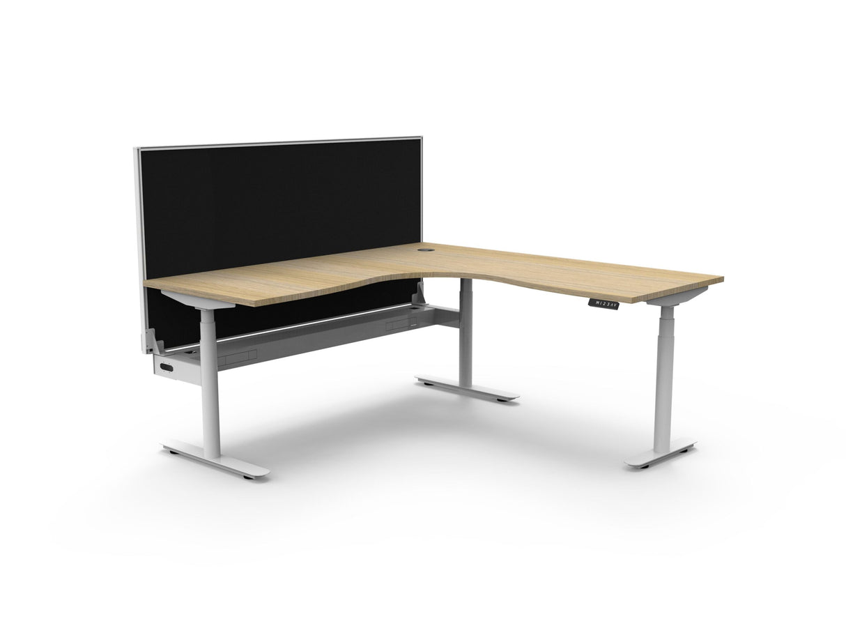 RL Halo Plus Motorized Height Adjustable Corner Workstation