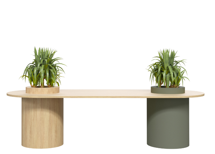 DD Harlow Planter Breakout Dining Table
