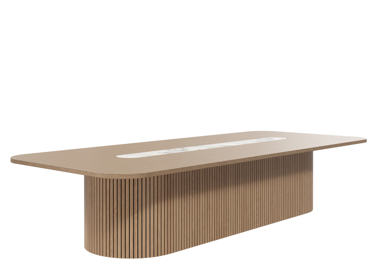 DD Harmony Rounded Corner Top Boardroom Table