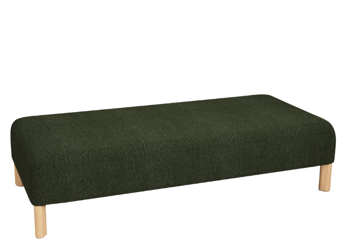 DD Cailloux Fabric Upholstered 2 Seater Ottoman