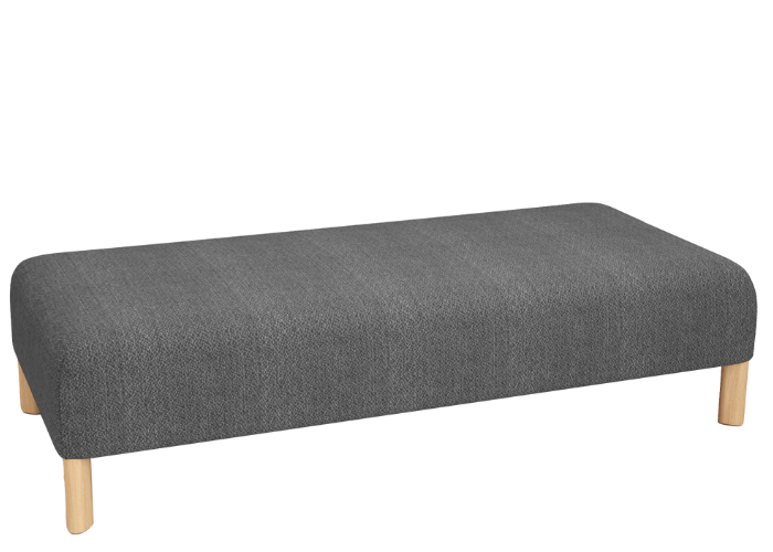 DD Cailloux Fabric Upholstered 2 Seater Ottoman