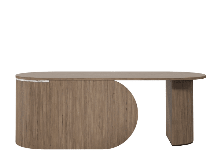 DD Jessie Curved Front Panel Executive Desk