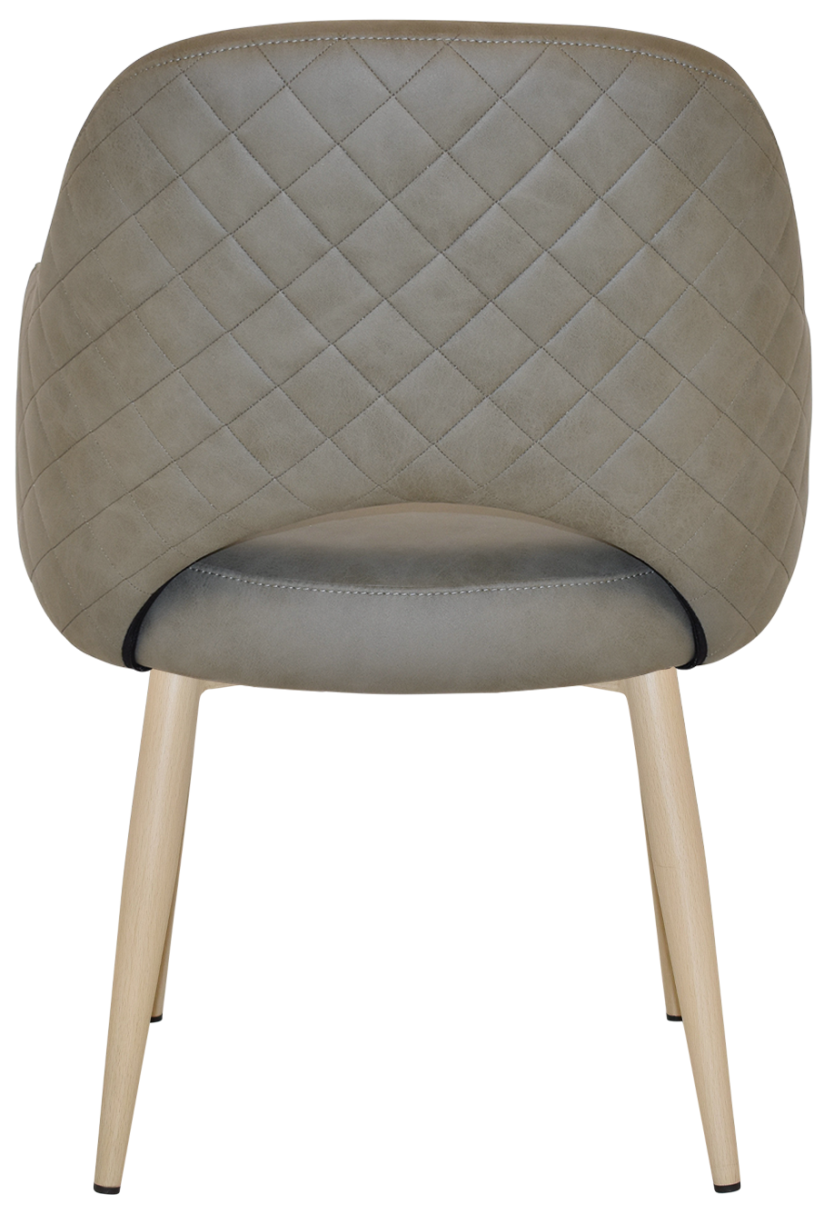 EZ Albury Birch Colour Metal Leg Upholstered Hospitality Dining Armchair