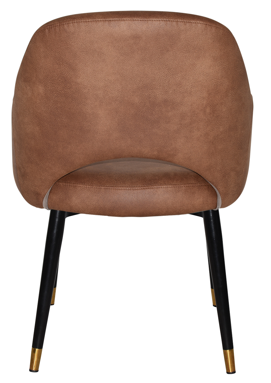 EZ ARM CHAIR ALBURY METAL (SLIM) BLACK BRASS