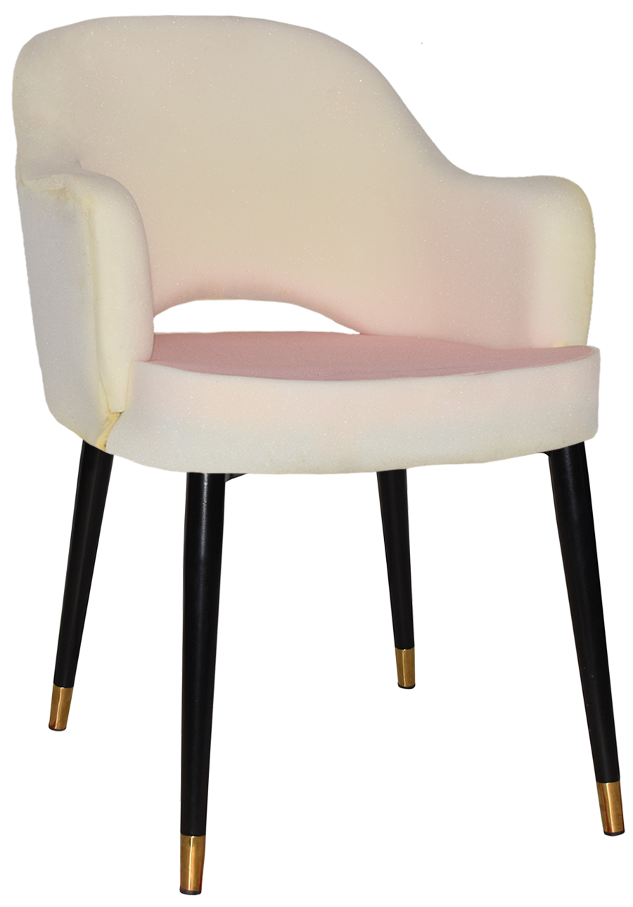 EZ ARM CHAIR ALBURY METAL (SLIM) BLACK BRASS