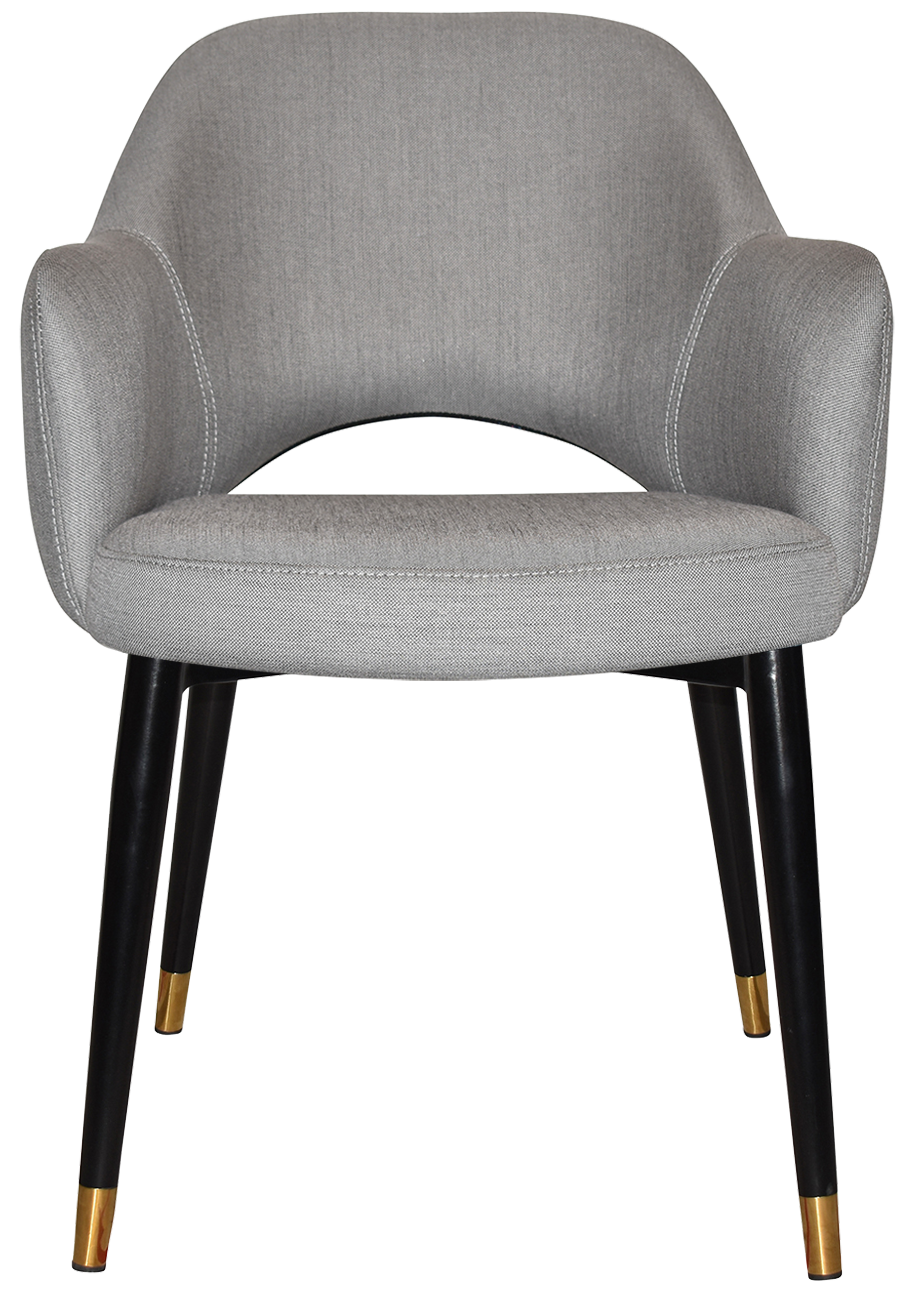 EZ ARM CHAIR ALBURY METAL (SLIM) BLACK BRASS