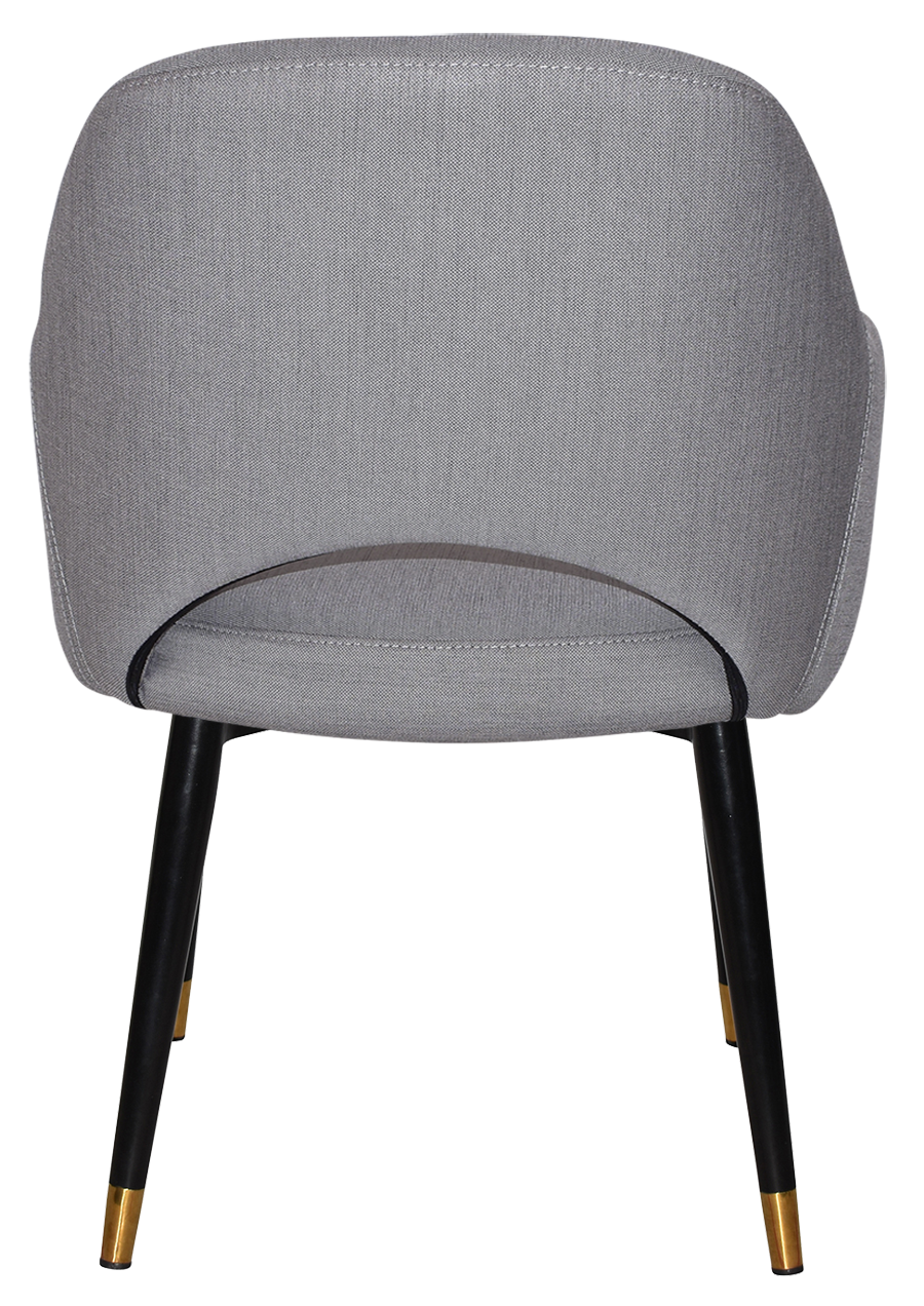 EZ ARM CHAIR ALBURY METAL (SLIM) BLACK BRASS