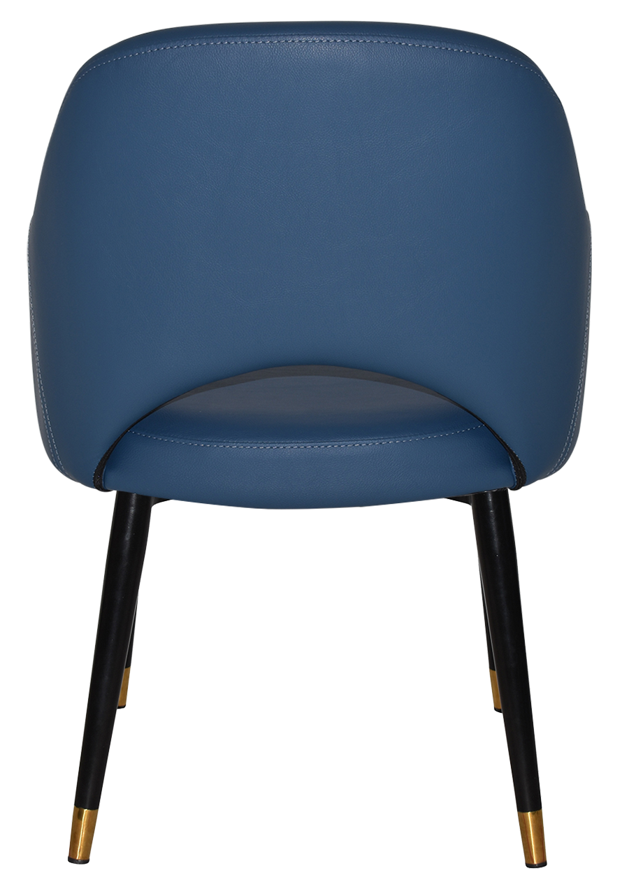 EZ ARM CHAIR ALBURY METAL (SLIM) BLACK BRASS