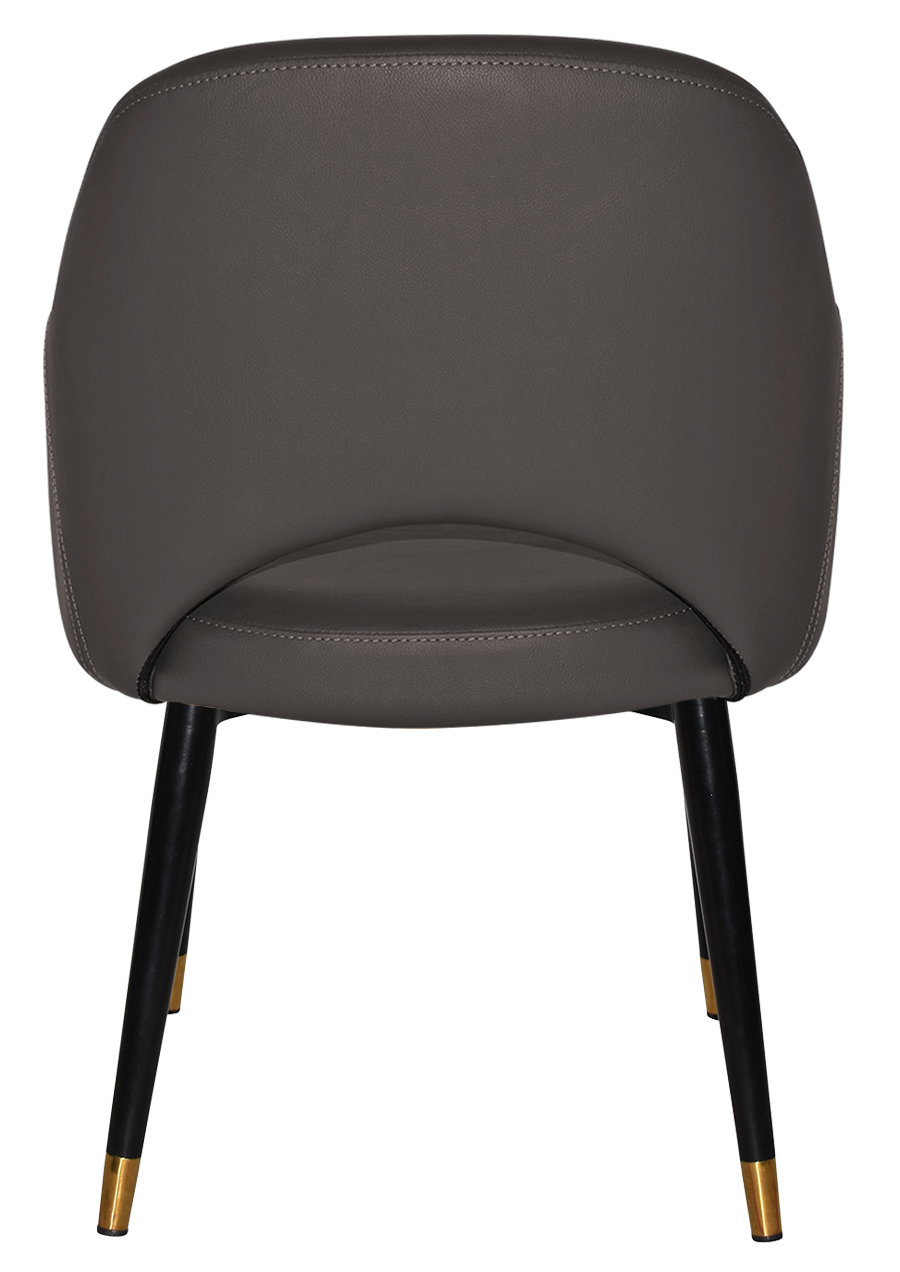 EZ ARM CHAIR ALBURY METAL (SLIM) BLACK BRASS