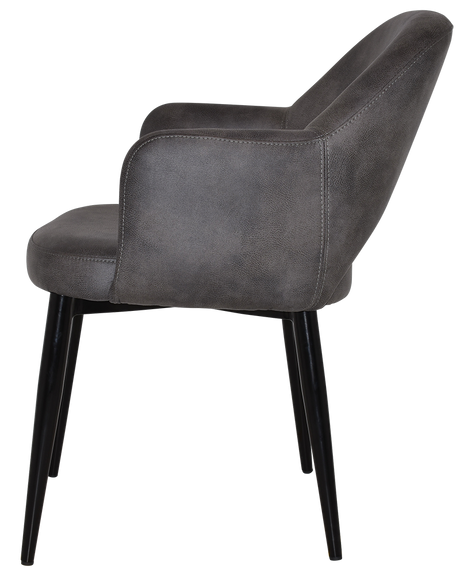 EZ ARM CHAIR ALBURY METAL BLACK