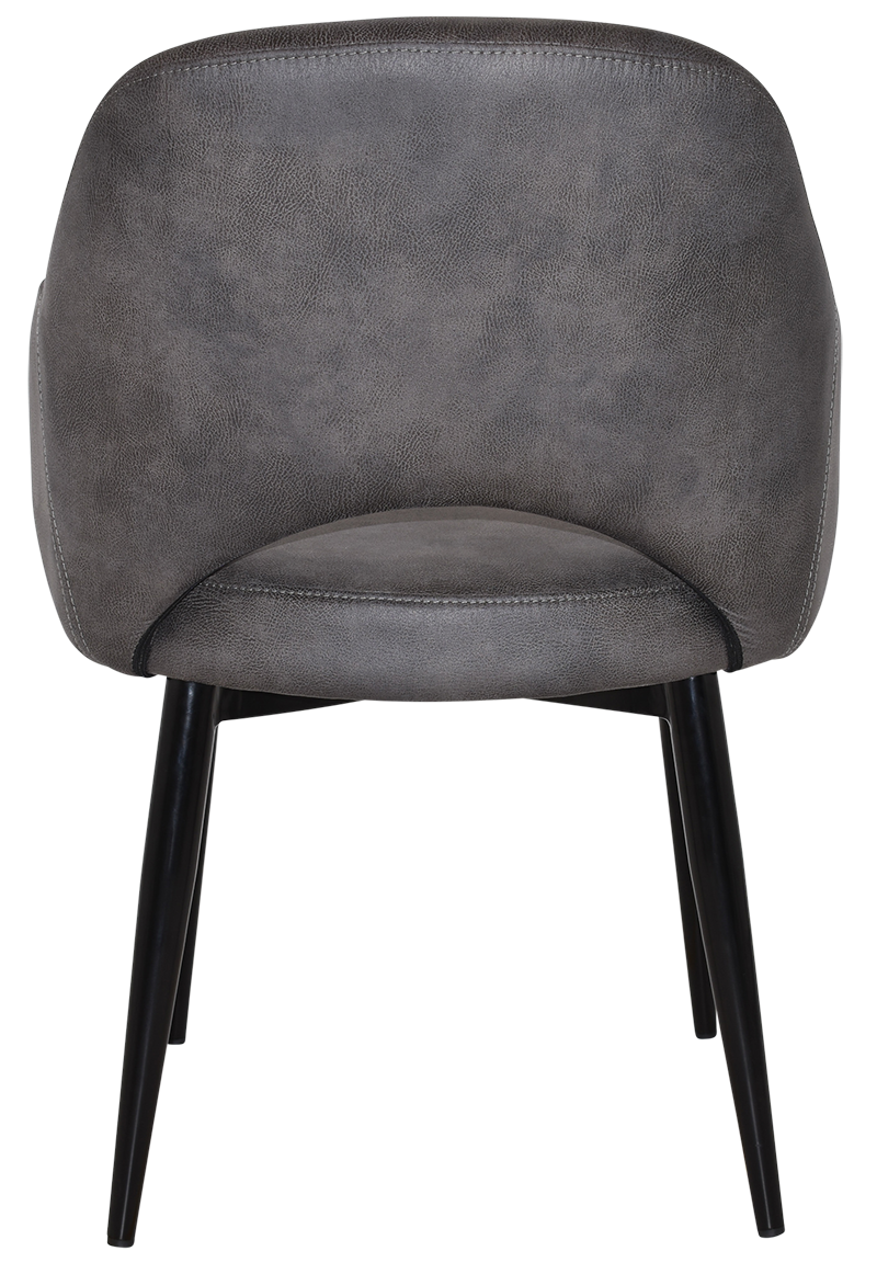 EZ ARM CHAIR ALBURY METAL BLACK