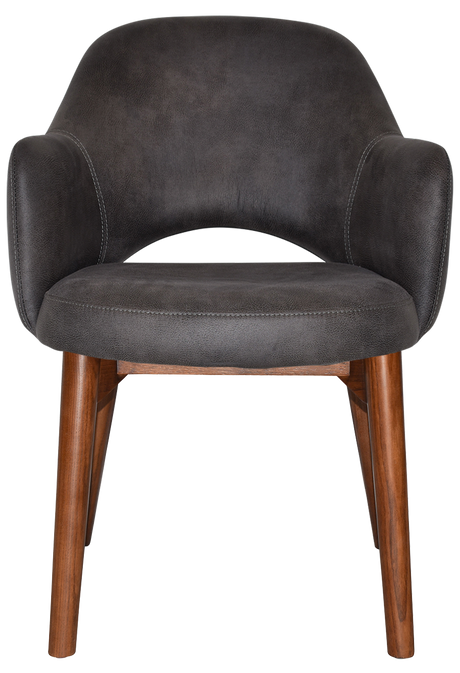 EZ ARM CHAIR ALBURY TIMBER LIGHT WALNUT