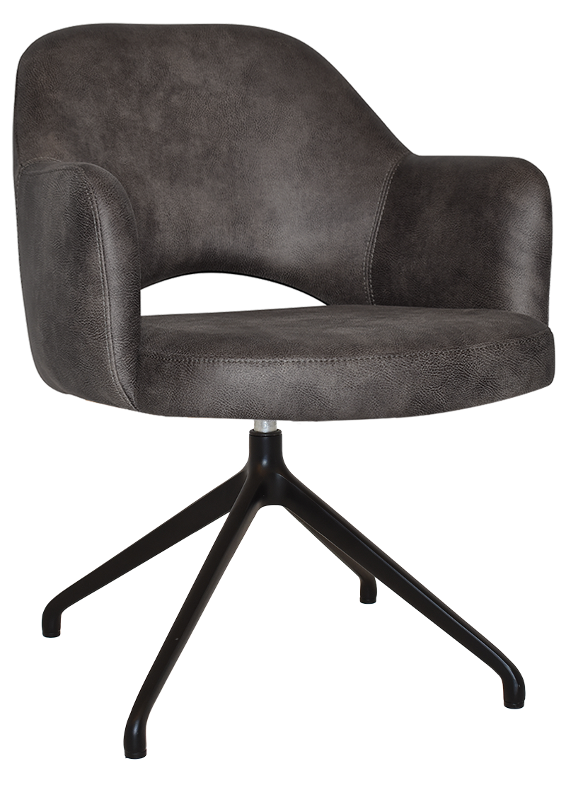 EZ ARM CHAIR ALBURY TRESTLE V2 BLACK