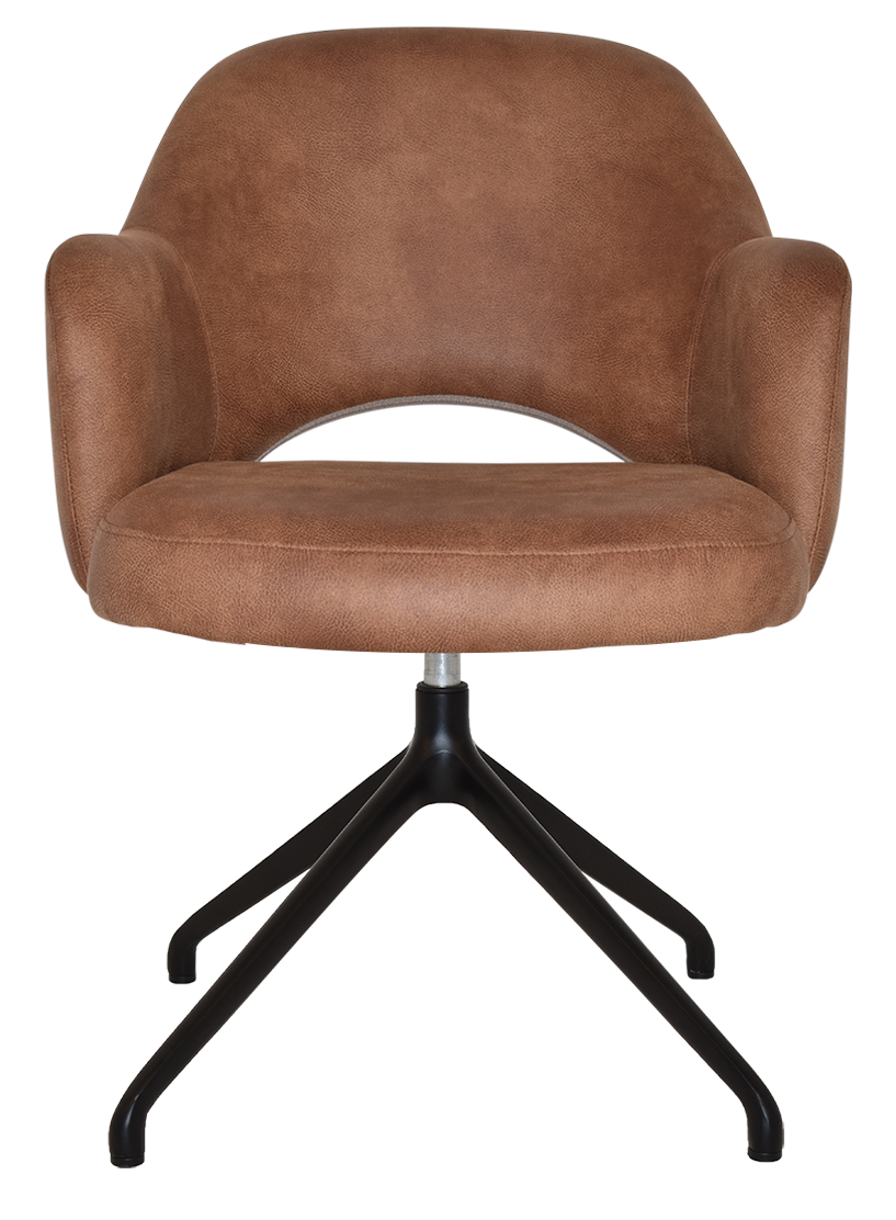 EZ ARM CHAIR ALBURY TRESTLE V2 BLACK